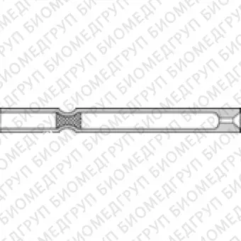 Вкладыш Agilent для Varian/Bruker, Ultra Inert, внутренний диаметр 3,4 мм, разрезной, с фриттой, одинарный конус, 5 шт/уп