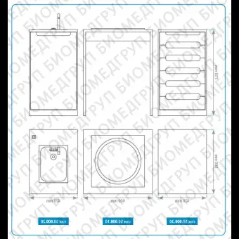 Лабораторный стол с раковиной 50.000.10  20  30
