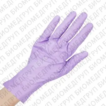 Элегрин, Перчатки одноразовые VINYLTEP, фиолетовые, 50 пар