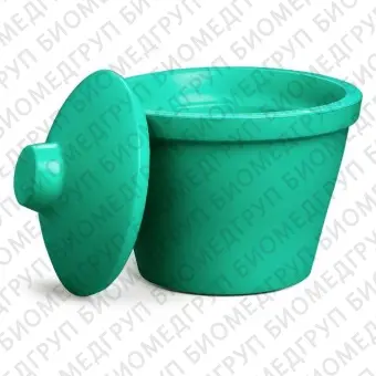 Емкость для льда и жидкого азота 4 л, зелёный цвет, круглая с крышкой, Round, Corning BioCision, 432122