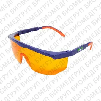 HBS03AOR  защитные очки для врача, оранжевые
