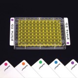Пленка клейкая, прозрачная, для заклеивания планшетов (для ИФА), нестерильная, с цветовой кодировкой (сиреневый), SealPlate ColorTab, 100 шт./уп., Biologix, Китай, 61-0015
