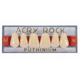 Зубы акриловые Acry Rock фронтальные верхние (планка 6 зубов) (B3 S-38)