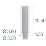 Абатмент отливаемый (выжигаемый), прямой, переустанавливаемый (анат. шейка), Sweden&Martina (3.3 мм х 11 мм A-CCR-330-EX)